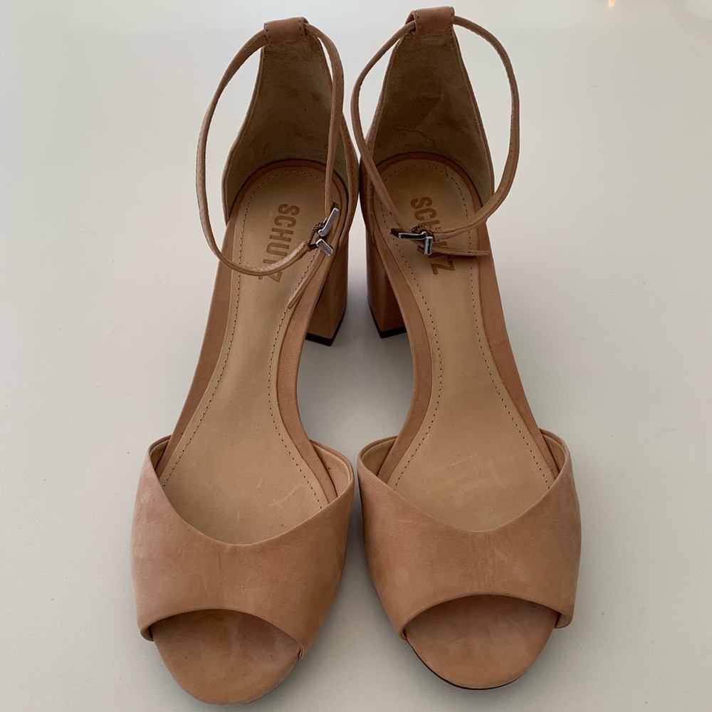 Schultz size 8 nobuck sandals